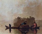 George Caleb Bingham, Fur Traders Descending the Missouri